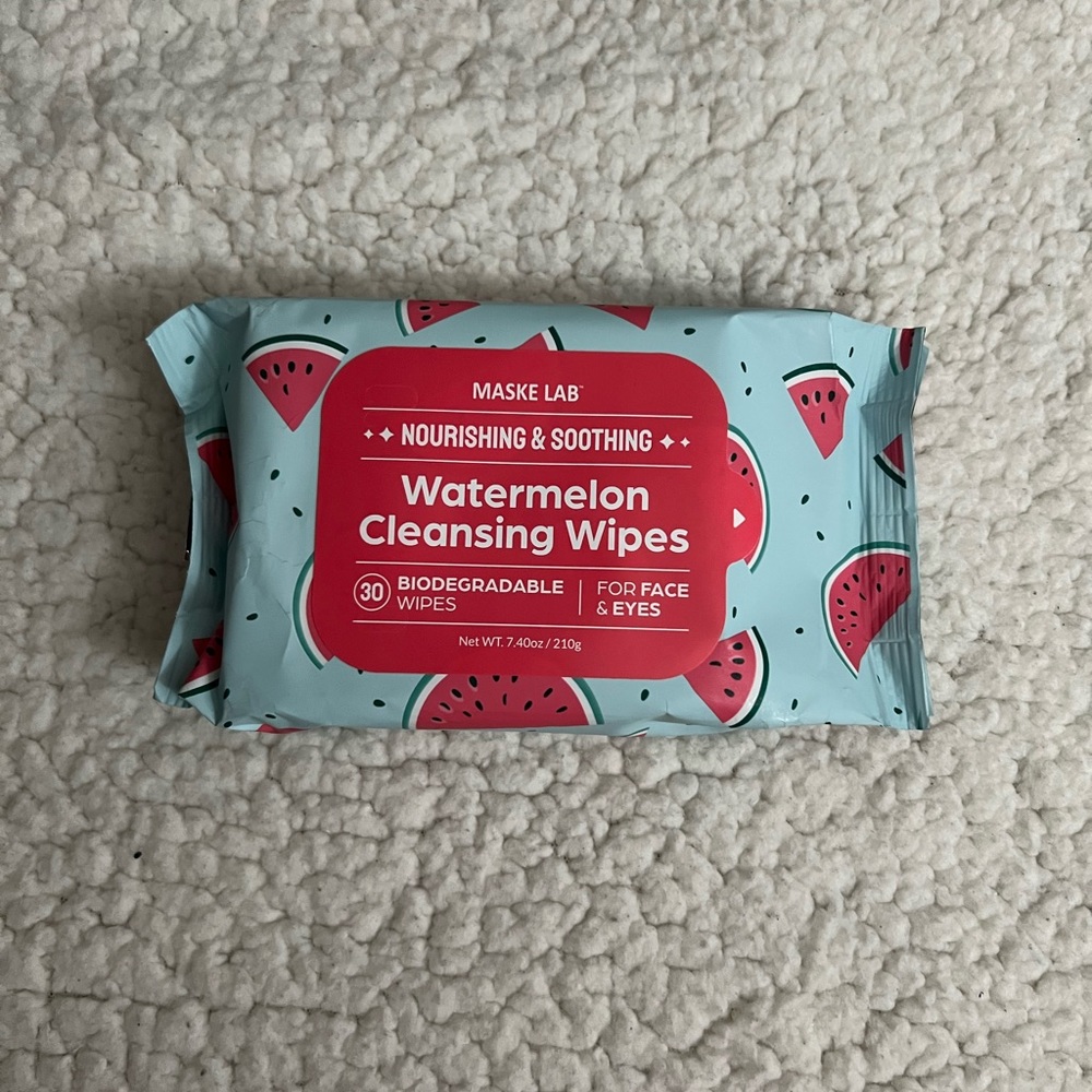Maske Lab Watermelon Cleansing Wipes 30 count
